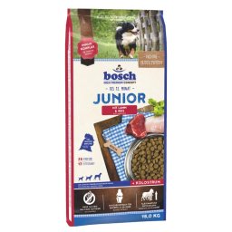 BOSCH Junior Hrana uscata pentru catei de la 2 pana la 12 luni, cu miel si orez 15 kg