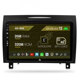 Navigatie Benz SLK (2006-2010), Android 12, E-Octacore 2GB RAM + 32GB ROM, 9 Inch - AD-BGE9002+AD-BGRKIT406V2