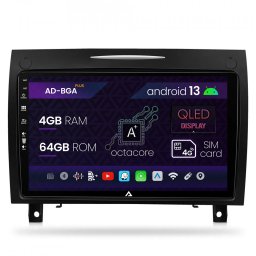Navigatie Navigatie Benz SLK (2006-2010), Android 13, A-Octacore 4GB RAM + 64GB ROM, 9 Inch - AD-BGA9004+AD-BGRKIT406V2