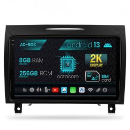 Navigatie Renault Benz SLK (2006-2010), Android 13, X-Octacore 8GB RAM + 256GB ROM, 9.5 Inch - AD-BGX9008+AD-BGRKIT406V2