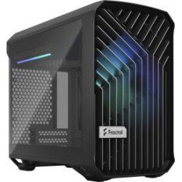 Carcasa Torrent Nano RGB Black TG Light Tint