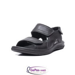 Sandale de barbat, piele naturala, IC702730 Negru