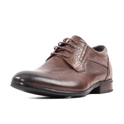 Pantofi barbati eleganti, piele naturala, QRF244070-1 02-N, maro