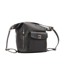 Poseta dama, piele naturala, DUO M205 Negru