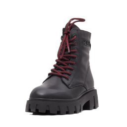 Ghete dama, piele naturala, M4M400013A 01-N, negru