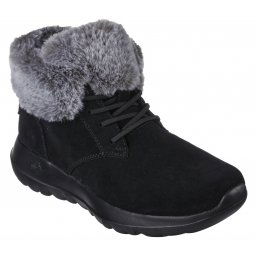 Ghete dama, piele naturala, ON-THE-GO 144042 BKGY, negru