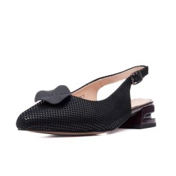 Pantofi dama decupati,piele naturala texturata,JYJY20018 01-I