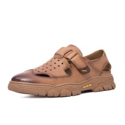 Pantofi vara piele, WM816 coniac