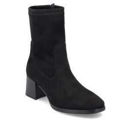 Botine elegante, D0V70-01, negru