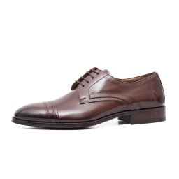 Pantofi Eleganți Bărbați din Piele de Cerb OC48470 16-N Maro