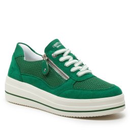 Pantofi tip sneakers, piele intoarsa de antilopa D1C04-52