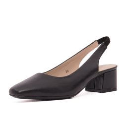 Pantofi eleganti decupati din piele naturala, Caprice, 9-29500-42 022, negru