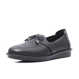 Pantofi de vara, piele naturala, 8OWB40009A 01-N, negru