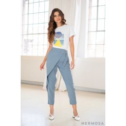 Pantaloni Zasha Bleu