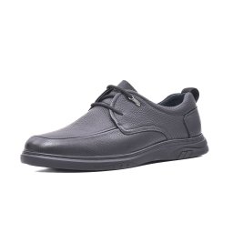 Pantofi barbati, piele naturala, E6E640009A 01-N, negru