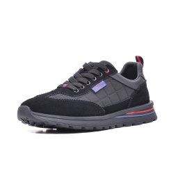 Pantofi barbati tip sneakers, diverse, 3MKD765011A 01-Z, negru