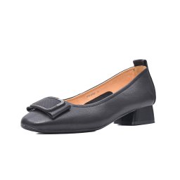 Pantofi cu toc mic din piele 7MJH50006B 01-N