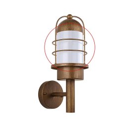 Abajur de rezervă din sticlă pentru aplică Eglo MINORCA d. 10 cm