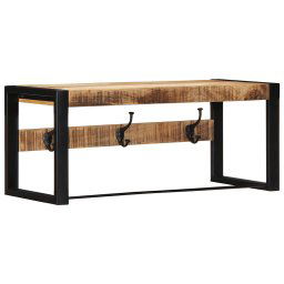 Raft pentru haine 80x35x35 cm Lemn masiv de mango GartenMobel Dekor