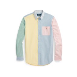 Polo Ralph Lauren Cămașă albastru deschis / galben deschis / verde mentă / rosé
