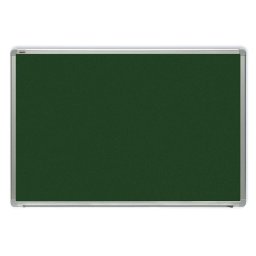 Tabla verde magnetica cu rama din aluminiu, 120 x 150 cm, pentru creta, Optima