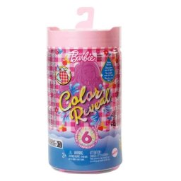 Papusa Barbie Chelsea Colour Reveal, Picnic cu accesorii, 15 cm