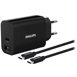 Incarcator retea USB A si TIP C rapid 30w PHILIPS PH-DLP2621C/1