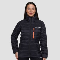 GymBeam Geacă pentru femei Puffer Black/Orange L