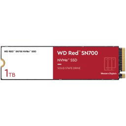 SSD NAS WD Red SN700 1TB M2 2280-S3-M PCIe Gen3 x4 NVMe- Read/Write: 3430/3000 MBps- IOPS 515K/560K- TBW: 2000 WDS100T1R0C-68BDK