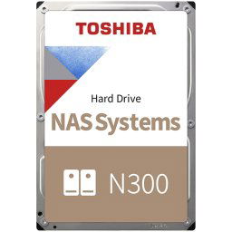 HDD NAS TOSHIBA N300 8TB CMR- 35- 256MB- 7200RPM- SATA- RV Sensor- TBW: 180- RETAIL BOX HDWG480EZSTA