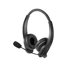 CASTI Logilink- wireless- standard- utilizare multimedia- MP3- smartphone- microfon pe brat- conectare prin Bluetooth 50- negru-