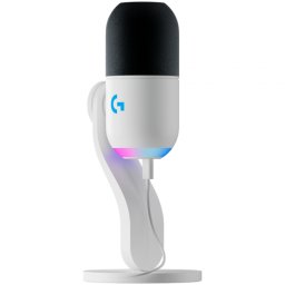 LOGITECH G Yeti GX RGB Gaming Microphone - LIGHTSYNC - OFF WHITE - USB 988-000576timbru verde 018 lei)