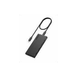 DOCKING Station Anker 10-in-1- porturi: 1xUSB-C PD-IN- 1xUSB-C- 1xUSB 30- 2xUSB 20-- 2 x HDMI 4K- 1 x RJ-45 1 Gbps- card reader
