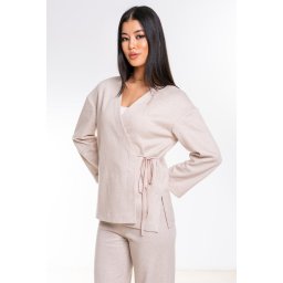 Bluza uni tricotata GIZEL, crem