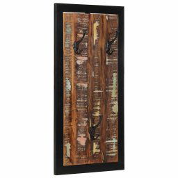 Raft pentru haine multicolor 40x2x80 cm Lemn masiv recuperat GartenMobel Dekor