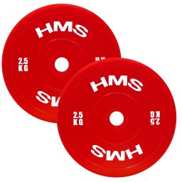 Set discuri olimpice HMS TPP02 2 x 2.5 KG