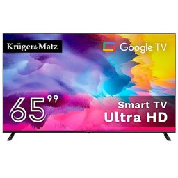 Televizor GOOGLE SMART TV 5.0 65 inch 163CM ULTRAHD 4K KRUGER&MATZ KM0265UHD-G
