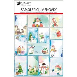 Autocolante de Crăciun pentru cadouri, 21 x 32 cm - 26 buc