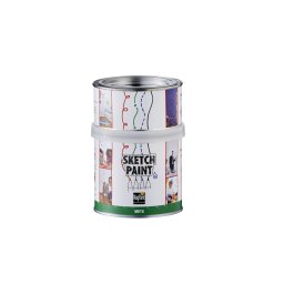 Vopsea Whiteboard, SchetchPaint Alb Lucios, Magpaint, 0.5 Litri