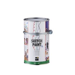 Vopsea Whiteboard, SchetchPaint Alb Mat, Magpaint, 1 Litru