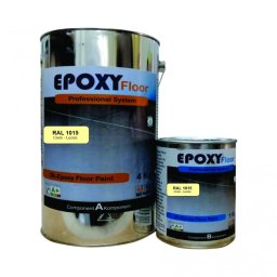 Vopsea Epoxidica Garaj Crem RAL 1015-Trafic Auto 5 Kg Epoxy Floor