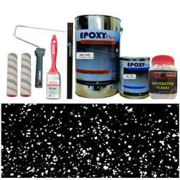 Set Vopsea Epoxidica Neagra RAL 9005-Chipsuri Albe