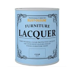 Lac Chalky Finish Furniture Transparent Mat 750 ml