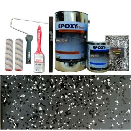 Set Vopsea Epoxidica Antracit Granite