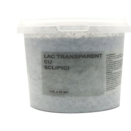 Lac Transparent Cu Sclipici Argintiu 2.5 Litri