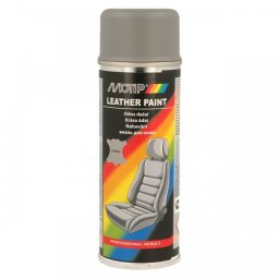 Spray Vopsea Piele, Motip Leather Gri, 200ml