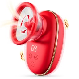 SuperLove Dream Lover 3in1 Perfect Vaccum Licking Stimulator Red