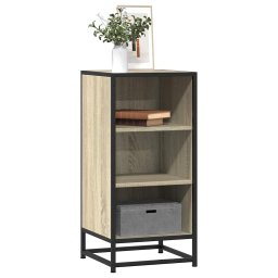 Dulap, stejar sonoma, 35,5x35x76 cm, lemn prelucrat si metal GartenMobel Dekor