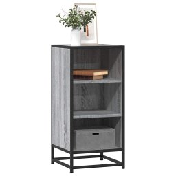 Dulap, gri sonoma, 35,5x35x76 cm, lemn prelucrat si metal GartenMobel Dekor
