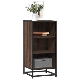 Dulap, stejar maro, 35,5x35x76 cm, lemn prelucrat si metal GartenMobel Dekor
